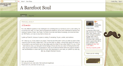 Desktop Screenshot of abarefootsoul.blogspot.com