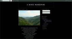 Desktop Screenshot of amindswandering.blogspot.com