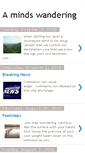 Mobile Screenshot of amindswandering.blogspot.com