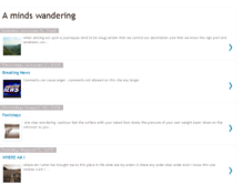 Tablet Screenshot of amindswandering.blogspot.com