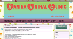 Desktop Screenshot of marinaanimalclinic.blogspot.com