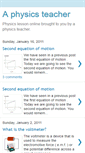 Mobile Screenshot of aphysicsteacher.blogspot.com