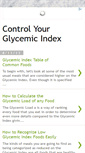 Mobile Screenshot of control-your-glycemic-index.blogspot.com