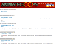 Tablet Screenshot of animatedloops.blogspot.com