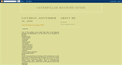Desktop Screenshot of catmachineguide.blogspot.com