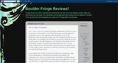 Desktop Screenshot of boulderfringereviews.blogspot.com