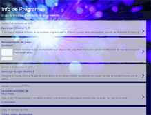 Tablet Screenshot of infodeprogramas.blogspot.com