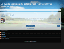 Tablet Screenshot of huertaecologicacolegiojosehierro.blogspot.com