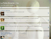 Tablet Screenshot of lapetitabrownie.blogspot.com