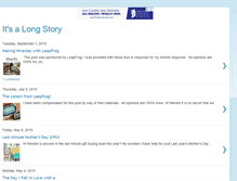 Tablet Screenshot of itsourlongstory.blogspot.com