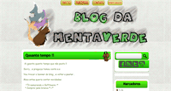 Desktop Screenshot of blogdamentaverde.blogspot.com