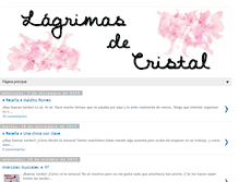 Tablet Screenshot of cristaldelagrimas.blogspot.com