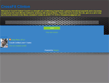 Tablet Screenshot of crossfitclinton.blogspot.com