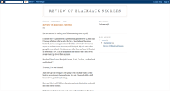 Desktop Screenshot of blackjacksecretsreview.blogspot.com