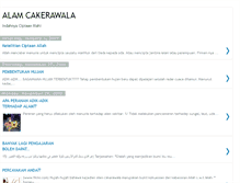 Tablet Screenshot of alam-cakerawala.blogspot.com