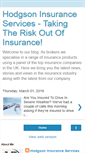 Mobile Screenshot of hodgsoninsurance.blogspot.com