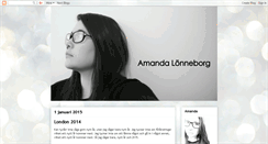 Desktop Screenshot of amandalonneborg.blogspot.com