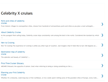 Tablet Screenshot of celebrityxcruises.blogspot.com