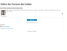 Tablet Screenshot of indicecavacos.blogspot.com