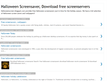 Tablet Screenshot of halloweenscreen.blogspot.com