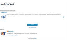 Tablet Screenshot of madeinspain-btemplates.blogspot.com