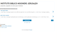 Tablet Screenshot of insbmjerusalen.blogspot.com