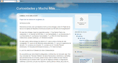 Desktop Screenshot of curiosidadesymuchomas.blogspot.com