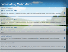 Tablet Screenshot of curiosidadesymuchomas.blogspot.com