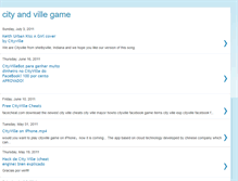 Tablet Screenshot of cityandvillegameguide.blogspot.com