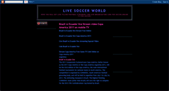 Desktop Screenshot of livesoccerworld.blogspot.com