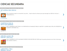 Tablet Screenshot of cienciassecundaria123.blogspot.com