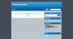 Desktop Screenshot of dadosdownload.blogspot.com