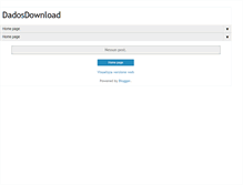 Tablet Screenshot of dadosdownload.blogspot.com