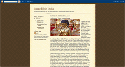 Desktop Screenshot of amy-incredibleindia.blogspot.com