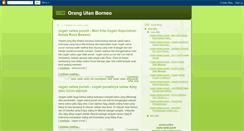 Desktop Screenshot of orangutanborneo.blogspot.com