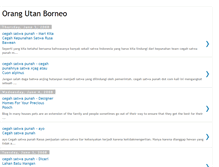 Tablet Screenshot of orangutanborneo.blogspot.com