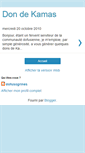 Mobile Screenshot of donkamas.blogspot.com
