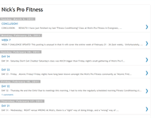 Tablet Screenshot of nicksprofitness.blogspot.com