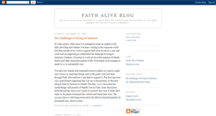 Desktop Screenshot of faith-alive.blogspot.com
