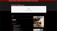 Desktop Screenshot of indiankitchenkhazana.blogspot.com