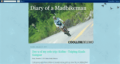 Desktop Screenshot of diaryofamadbikeman.blogspot.com