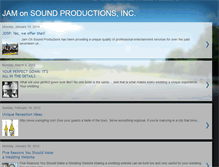 Tablet Screenshot of jamonsound.blogspot.com