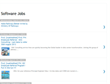 Tablet Screenshot of hotsoftwarejobs.blogspot.com