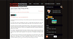 Desktop Screenshot of glaringmadness.blogspot.com