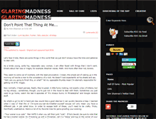 Tablet Screenshot of glaringmadness.blogspot.com