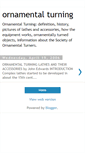 Mobile Screenshot of ornamentalturning.blogspot.com