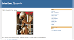 Desktop Screenshot of fotos-flaviaalessandra.blogspot.com