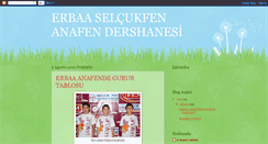 Desktop Screenshot of erbaaselcukfen.blogspot.com