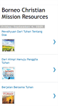 Mobile Screenshot of borneochristianmissionresources.blogspot.com