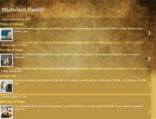Tablet Screenshot of michelsenfamily.blogspot.com